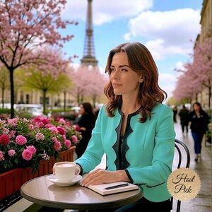 JONES STUDIO® Scalloped Contrast Trim Blazer